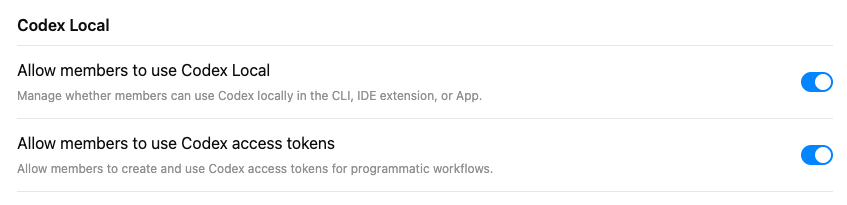 Access token access permission in ChatGPT workspace RBAC settings